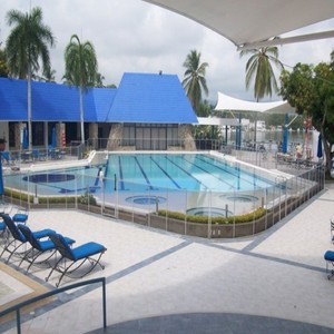 Clôture de piscine en métal amovible, portable, fine, en maille d'aluminium, personnalisée, <span class=keywords><strong>pour</strong></span> piscine - Product Image 5