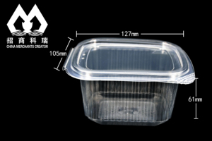 Disposable Transparent <strong>Rectangular</strong> l <strong>Plastic</strong> <strong>Containers</strong>, <strong>Plastic</strong> <strong>Containers</strong> for Fruit Salad Packaging - Product Image 2