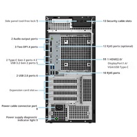 Ordinateur de bureau de travail Dell Precision T3680 de marque originale I3/I5/I7I/I9 14e génération