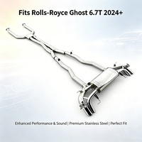 Tuyaux d'échappement Catback en acier inoxydable de haute qualité avec silencieux à valve pour Rolls-Royce Ghost 6.7T 2024+ – Libérez la puissance de tous les terrains V12