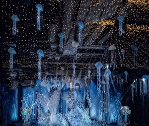 Luci a Forma di Medusa in Ferro Luminose e Colorate per Matrimoni, Decorazione Creativa e Romantica per Soffitto, Cielo Stellato Oceanico per Bar - Product Image 3