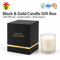 Emballage cadeau rigide en carton cylindrique avec logo personnalisé, diffuseur noir avec insert en mousse EVA, couvercle et base, boîte cadeau pour bougie de demoiselle d'honneur