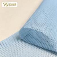 Tissu 100 % polyester OEM pour empeignes et languettes de chaussures de sport décontractées, évacuation de l'humidité, léger, résistant à l'abrasion, stock disponible