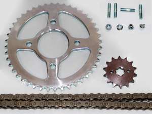 Multi-funzione risposta rapida ad alta efficienza catena resistente alla corrosione Set pignone per HONGDA CB125ACE CB125 ACE durevole 12 - Product Image 5