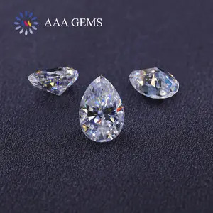 EF Color Pear Antique Old Mine Cut Diamonds Loose Moissanite Moissanite Jewelry