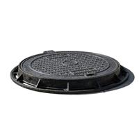 Couvercle de manhole en fonte ductile de haute qualité, conforme à la norme EN124, personnalisé pour le drainage des eaux usées, surface antidérapante, moulage de précision