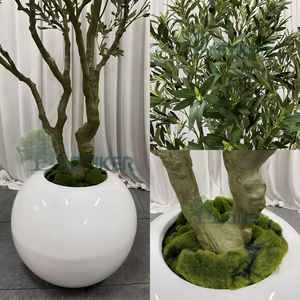 ต้นไม้ประดิษฐ์ขนาดใหญ่ ต้นมะกอกเทียมสีเขียว สำหรับตกแต่ง  แบบจำลองเสมือนจริงคุณภาพสูง - Product Image 6