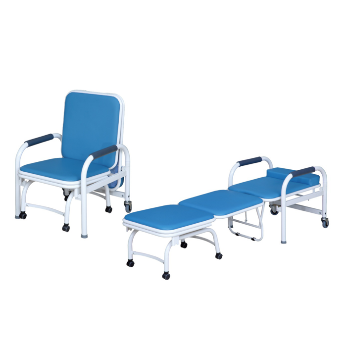 Hospital Accompanying Recliner Visitor Waiting Chair Bed The Hospital Contemporary RC-H216 Adjustable Height Convertible Folding