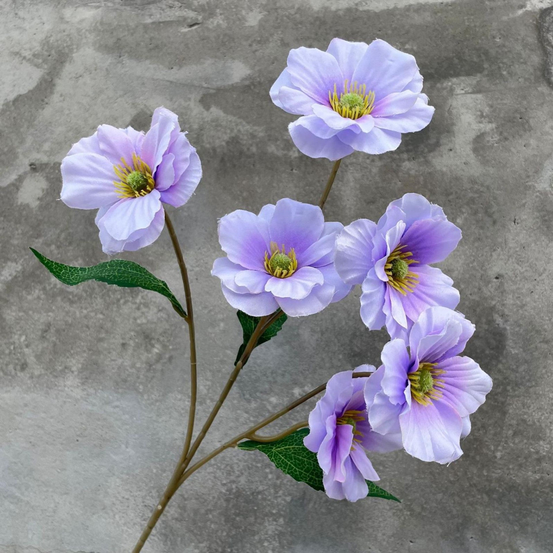 Fleur papillon-violet-60cm