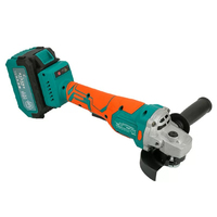 Meuleuse d'angle sans fil au lithium 21V 800W, 100/125mm, 6500 tr/min, pour la découpe, le polissage et l'élimination de la rouille des métaux