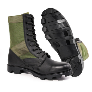 Bottes tactiques montantes pour hommes, respirantes, avec fermeture éclair, pour la randonnée en plein air, l'entraînement, le désert, la jungle, le cross-country, fabriquées de haute qualité - Product Image 3