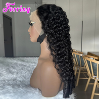 Wig rambut manusia asli Burma keriting 15A tanpa lem, wig HD Lace Frontal dengan rambut India asli, kutikula sejajar, HD Lace Frontal.