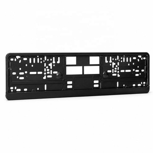 Cadre de <span class=keywords><strong>plaque</strong></span> d'<span class=keywords><strong>immatriculation</strong></span> en plastique européen personnalisé, support de <span class=keywords><strong>plaque</strong></span> d'<span class=keywords><strong>immatriculation</strong></span> ABS pour voiture européenne, logo OEM - Product Image 1
