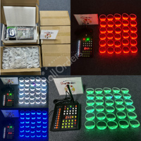 Bracelet en silicone pour événements sportifs avec contrôleur DMX Logo personnalisé Promotionnel Articles de Fête Lumière LED Paillettes Musique