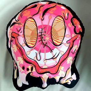 Kalıp kesim peluş ev adı harfli yastık durumda 50*50cm kare yastık örtüsü özel LOGO minder örtüsü - Product Image 4