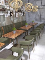 Canapé de bar en bois personnalisé, moderne, pour restaurant, salle à manger, hôtel, centre commercial, avec un design écologique