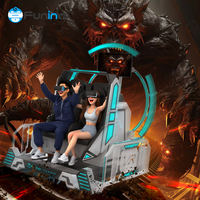 FuninVR Parque Venta caliente 7D 9d cine Vr de rotación de 360 grados de la realidad Virtual