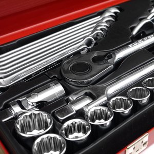 <b>Tool</b> <b>Set</b> 38 Piece Open Plum Wrench Socket Comprehensive <b>Set</b> 89-505-22 - Product Image 2