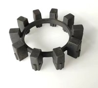 Accouplement en caoutchouc flexible KTR NBR POLYNORM 28-90, haute précision 45 #   Corps en acier, couple nominal de 500 Nm pour