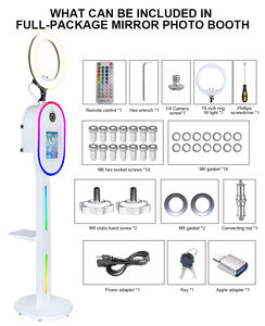 US/<span class=keywords><strong>CA</strong></span> Lager Schneller Versand Tragbare Fotobox Ovale Fotobox-Maschine Schneller Aufbau Fotobox für Partys und Events DSLR iPad Fotobox - Product Image 5