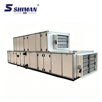 Unité de traitement d'air (UTA) à récupération d'enthalpie rotative automatique Shiman pour salles blanches d'usine - Économie d'énergie