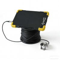 Caméra d'inspection sous-marine 4K analogique 10 pouces 5MP pour égouts et forages, vision nocturne, kits DVR
