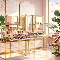 Vitrines de présentation de cosmétiques de luxe abordables, armoires à parfums modernes, armoires de rangement et de présentation pour la vente au détail, design d'intérieur