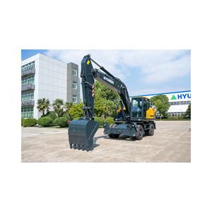 Pelle sur pneus HW210 moderne et originale Pelle sur chenilles à moteur Cummins Nouvelle pelle originale Hyundai HW210 à bas prix - Product Image 5