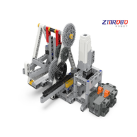 Kit de Robot STEM DIY, Juguetes de Construcción Tecnológica, Juego de Ladrillos para Niños, Juguete Educativo de Construcción de Modelos Apilables, 5-7 Años