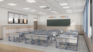 Hiện đại được thiết kế nội thất trường học thoải mái bảng gỗ nhựa lớp học bàn ghế đặt cho Trung Học nhà văn phòng sử dụng - Product Image 2