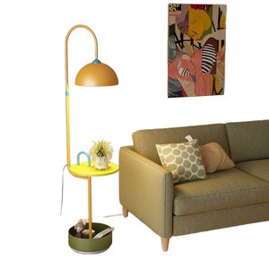 Memphis Floor <b>Lamp</b> With Integrated Shelf LED Standing Table <b>Lamp</b> For Living Room Study Tea Room Ambient Lighting - Product Image 5