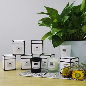 Contenitore profumato per aromaterapia <span class=keywords><strong>di</strong></span> lusso per matrimonio moderno barattolo <span class=keywords><strong>di</strong></span> vetro colorato fatto a mano profumo <span class=keywords><strong>di</strong></span> lusso personalizzato fatto <span class=keywords><strong>di</strong></span> <span class=keywords><strong>cera</strong></span> <span class=keywords><strong>di</strong></span> soia - Product Image 5