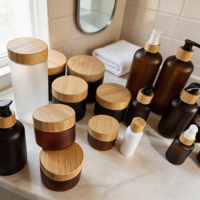 Ensemble de pots et flacons cosmétiques blancs pour salle de bain, coiffeuse, chambre à coucher – Emballage pratique et élégant pour cosmétiques