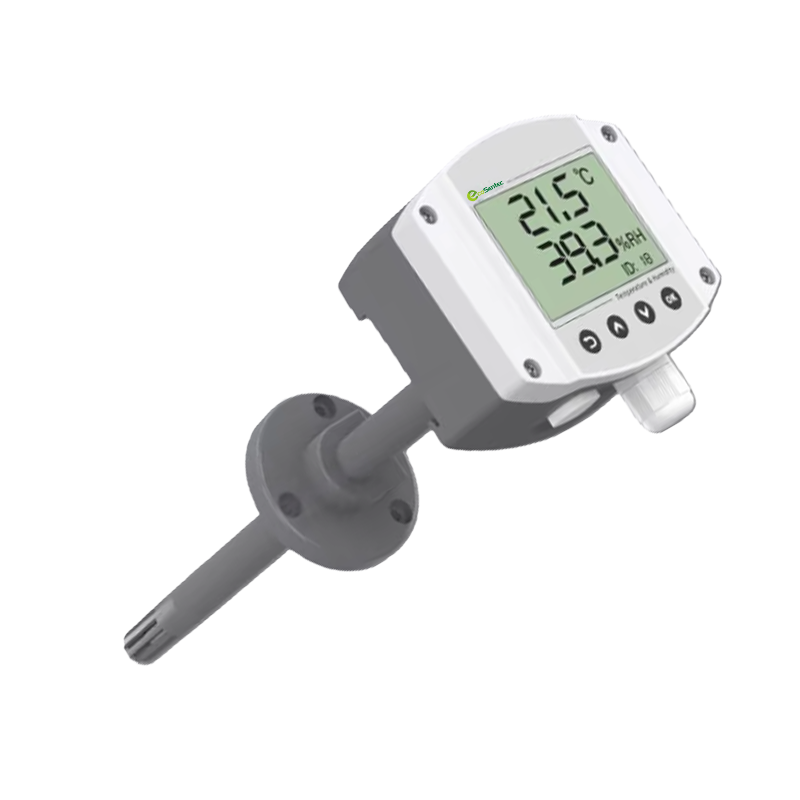 ES-A257 Industrial Temperature & Humidity Transmitter – LCD Display RS485 & 4-20mA Sensor - View 2