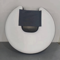 Bateau miniature compact rond à moteur électrique gonflable léger pour la pêche avec siège