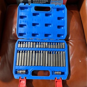 S2 Steel Torx Screwdriver Bits Set 40Pc 1/2 In Socket Drive Mechanical Repair Tool Case - Product Image 3