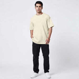 2026 Men's Custom Graphic Acid Wash <b>Long</b> Sleeve <b>T</b>-<b>Shirt</b> Double Layer Boxy Oversize Woven Cotton Screen Printed <b>Long</b> Sleeve Top - Product Image 1