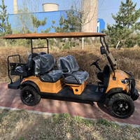 Voiture de golf électrique tout-terrain 48V 120Ah avec batterie au lithium, châssis en aluminium, 1-2 places, buggy de chasse, 30 km/h, autonomie de 90 km