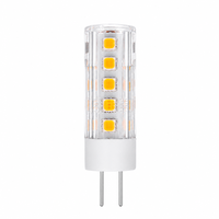 Ampoule LED G4 résidentielle à économie d'énergie, 33 LED, courant constant, sans scintillement, 12V AC/DC, 2,5W, 270LM, Ra>80, en verre