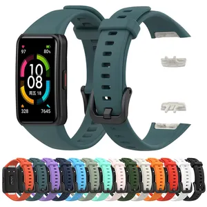 Cinturini in TPU <span class=keywords><strong>per</strong></span> <span class=keywords><strong>Huawei</strong></span> honor band 7 6 Smart Watch Belt Wristband sostituzione accessori <span class=keywords><strong>per</strong></span> cinturini sportivi - Product Image 1