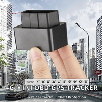 Traceur GPS OBD Mini 4G OBDG04 - Dispositif de suivi de véhicule en temps réel avec stockage cloud, antivol, compatible PC, LBS, Beidou, AGPS, application iOS et Android