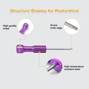 Attrezzatura chirurgica dentale laboratorio odontoiatrico in alluminio piccoli denti impianto precisione cacciavite Set <span class=keywords><strong>Kit</strong></span> con 8 tipi di numero di modello - Product Image 5