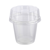 Gobelet à crème glacée jetable de 180 ml, gobelet transparent en PP, récipient pour yaourt, mousse, dessert, emballage, vente en gros, fabricant