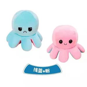 Jouets en <span class=keywords><strong>peluche</strong></span> personnalisés par le fabricant, vente en gros, jouet en <span class=keywords><strong>peluche</strong></span> poulpe réversible, unisexe, jouet en <span class=keywords><strong>peluche</strong></span> à émotion inversée pour les occasions d'anniversaire - Product Image 3