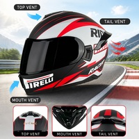 Nouveau casque de moto LVCOOL LV115 ABS intégral rabattable à double visière, déverrouillage rapide, certifié DOT, toutes saisons, motocross