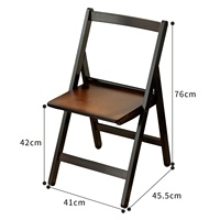 Chaise de bureau pliante de style médiéval, combinaison mobilier de maison pour étudiant, écriture, petit appartement, chambre, bureau, ordinateur