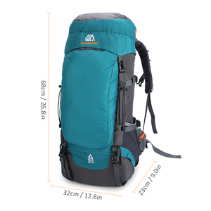 Mochila de Senderismo de 65L, Impermeable, para Deportes al Aire Libre, Viajes, para Hombres y Mujeres, Camping, Trekking, Excursionismo - Product Image 2