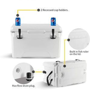 Oem — coffre à glace portable, boîte de glacière pour le Camping, la pêche, la chasse, le barbecue, activités de plein air, 25l, 35l - Product Image 2