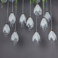 Lampes LED décoratives en acrylique pour mariage, ampoules florales, éclairage de plafond couleur chaude, décoration de salle de mariage, IP54, drapage lumineux Skyline