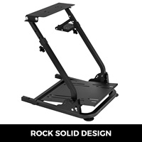 Support de volant de course Sihao EU Warehouse, support de simulateur pliable et réglable pour pédales de cockpit de jeu G29, simulateur non inclus